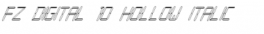 Download FZ DIGITAL 10 HOLLOW ITALIC Font Download FZ DIGITAL 10 HOLLOW ITALIC Font