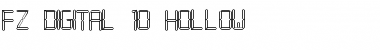 Download FZ DIGITAL 10 HOLLOW Font Download FZ DIGITAL 10 HOLLOW Font
