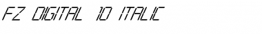 Download FZ DIGITAL 10 ITALIC Font Download FZ DIGITAL 10 ITALIC Font