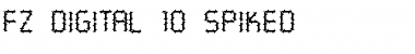 Download FZ DIGITAL 10 SPIKED Font Download FZ DIGITAL 10 SPIKED Font