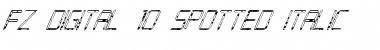 Download FZ DIGITAL 10 SPOTTED ITALIC Font Download FZ DIGITAL 10 SPOTTED ITALIC Font