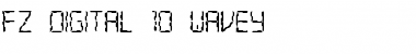 Download FZ DIGITAL 10 WAVEY Font Download FZ DIGITAL 10 WAVEY Font