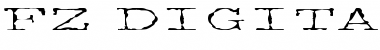 Download FZ DIGITAL 2 EX Font Download FZ DIGITAL 2 EX Font