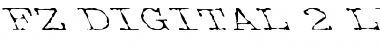 Download FZ DIGITAL 2 LEFTY Font Download FZ DIGITAL 2 LEFTY Font