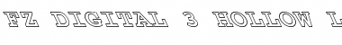 Download FZ DIGITAL 3 HOLLOW LEFTY Font Download FZ DIGITAL 3 HOLLOW LEFTY Font