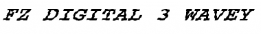 Download FZ DIGITAL 3 WAVEY ITALIC Font Download FZ DIGITAL 3 WAVEY ITALIC Font