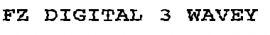Download FZ DIGITAL 3 WAVEY Font Download FZ DIGITAL 3 WAVEY Font