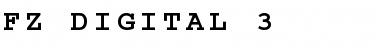Download FZ DIGITAL 3 Font Download FZ DIGITAL 3 Font