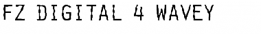 Download FZ DIGITAL 4 WAVEY Font Download FZ DIGITAL 4 WAVEY Font