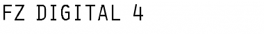 Download FZ DIGITAL 4 Font Download FZ DIGITAL 4 Font