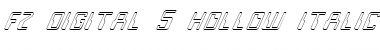 Download FZ DIGITAL 5 HOLLOW ITALIC Font Download FZ DIGITAL 5 HOLLOW ITALIC Font