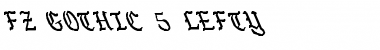 Download FZ GOTHIC 5 LEFTY Font Download FZ GOTHIC 5 LEFTY Font