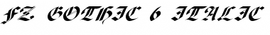 Download FZ GOTHIC 6 ITALIC Font Download FZ GOTHIC 6 ITALIC Font
