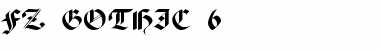 Download FZ GOTHIC 6 Font Download FZ GOTHIC 6 Font