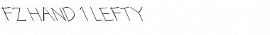 Download FZ HAND 1 LEFTY Font Download FZ HAND 1 LEFTY Font