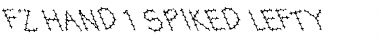 Download FZ HAND 1 SPIKED LEFTY Font Download FZ HAND 1 SPIKED LEFTY Font