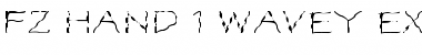 Download FZ HAND 1 WAVEY EX Font Download FZ HAND 1 WAVEY EX Font