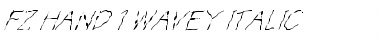 Download FZ HAND 1 WAVEY ITALIC Font Download FZ HAND 1 WAVEY ITALIC Font