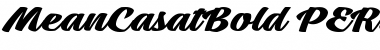 Download Mean Casat Bold PERSONAL USE Font Download Mean Casat Bold PERSONAL USE Font