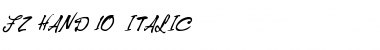 Download FZ HAND 10 ITALIC Font Download FZ HAND 10 ITALIC Font