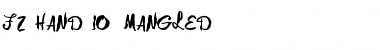 Download FZ HAND 10 MANGLED Font Download FZ HAND 10 MANGLED Font