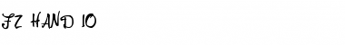 Download FZ HAND 10 Font Download FZ HAND 10 Font