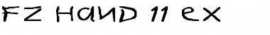 Download FZ HAND 11 EX Font Download FZ HAND 11 EX Font