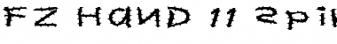 Download FZ HAND 11 SPIKED EX Font Download FZ HAND 11 SPIKED EX Font