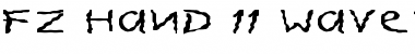 Download FZ HAND 11 WAVEY EX Font Download FZ HAND 11 WAVEY EX Font