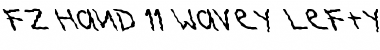 Download FZ HAND 11 WAVEY LEFTY Font Download FZ HAND 11 WAVEY LEFTY Font