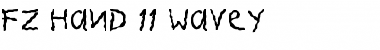 Download FZ HAND 11 WAVEY Font Download FZ HAND 11 WAVEY Font