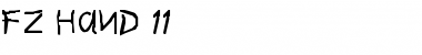 Download FZ HAND 11 Font Download FZ HAND 11 Font
