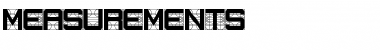 Download Measurements Font Download Measurements Font