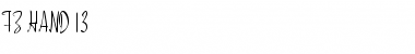 Download FZ HAND 13 Font Download FZ HAND 13 Font
