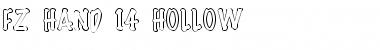 Download FZ HAND 14 HOLLOW Font Download FZ HAND 14 HOLLOW Font