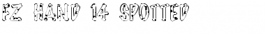 Download FZ HAND 14 SPOTTED Font Download FZ HAND 14 SPOTTED Font