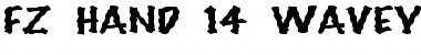 Download FZ HAND 14 WAVEY EX Font Download FZ HAND 14 WAVEY EX Font