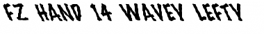 Download FZ HAND 14 WAVEY LEFTY Font Download FZ HAND 14 WAVEY LEFTY Font