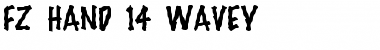 Download FZ HAND 14 WAVEY Font Download FZ HAND 14 WAVEY Font