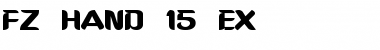 Download FZ HAND 15 EX Font Download FZ HAND 15 EX Font