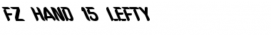 Download FZ HAND 15 LEFTY Font Download FZ HAND 15 LEFTY Font