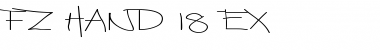 Download FZ HAND 18 EX Font Download FZ HAND 18 EX Font