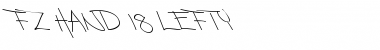 Download FZ HAND 18 LEFTY Font Download FZ HAND 18 LEFTY Font