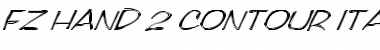 Download FZ HAND 2 CONTOUR ITALIC Font Download FZ HAND 2 CONTOUR ITALIC Font