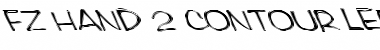 Download FZ HAND 2 CONTOUR LEFTY Font Download FZ HAND 2 CONTOUR LEFTY Font