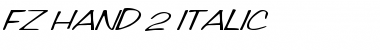 Download FZ HAND 2 ITALIC Font Download FZ HAND 2 ITALIC Font