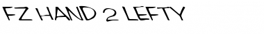 Download FZ HAND 2 LEFTY Font Download FZ HAND 2 LEFTY Font
