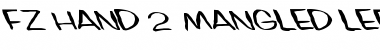 Download FZ HAND 2 MANGLED LEFTY Font Download FZ HAND 2 MANGLED LEFTY Font