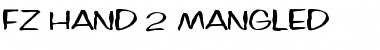 Download FZ HAND 2 MANGLED Font Download FZ HAND 2 MANGLED Font
