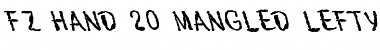 Download FZ HAND 20 MANGLED LEFTY Font Download FZ HAND 20 MANGLED LEFTY Font